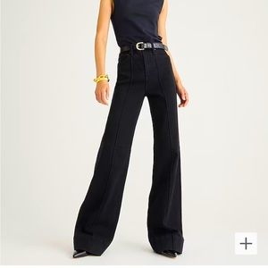 J Crew Denim Wide Leg Trouser NWT